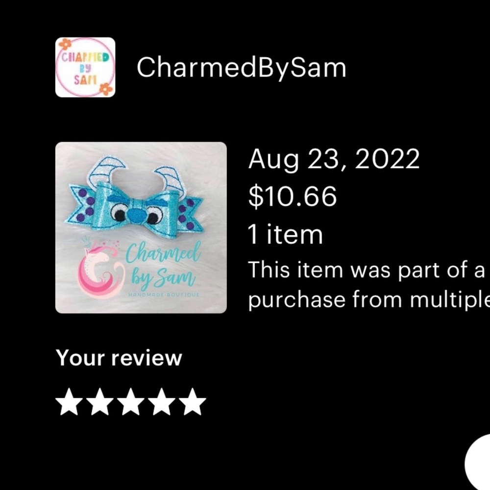 Jayden and Olivia “SULLY” romper costume! - Picture 3 of 4